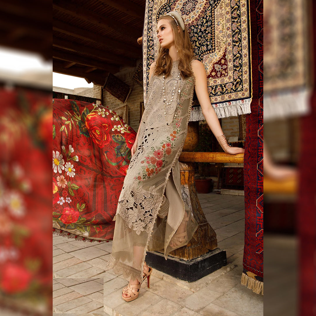 Floral Embroidered Lawn