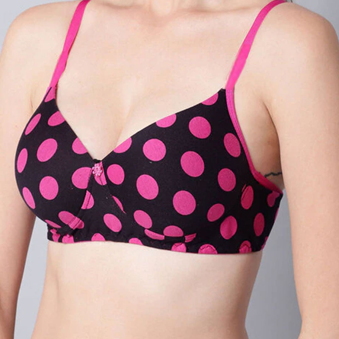 Polka Dot Sports Bra