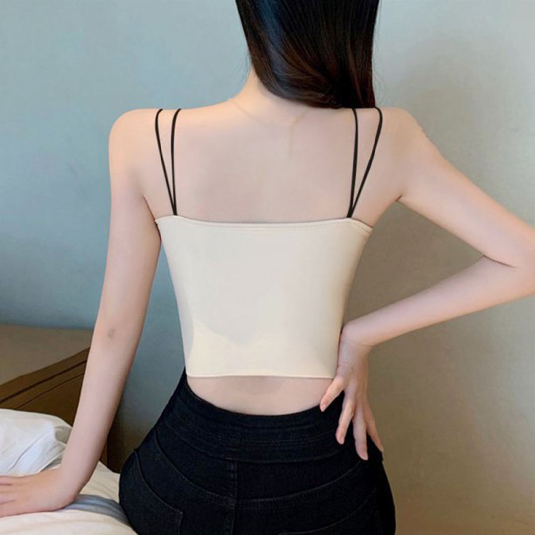 Crop Cami Top Sleeveless
