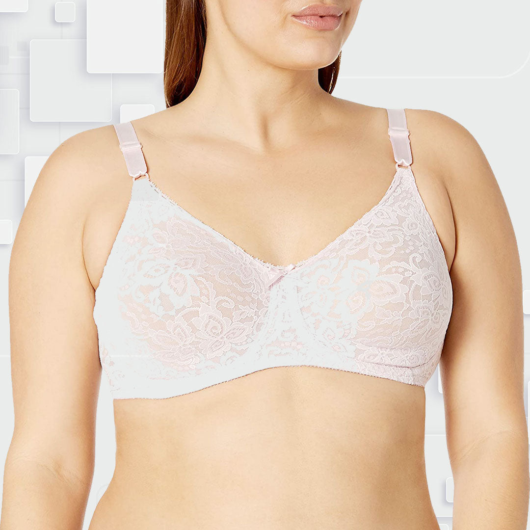 Net Floral Bra