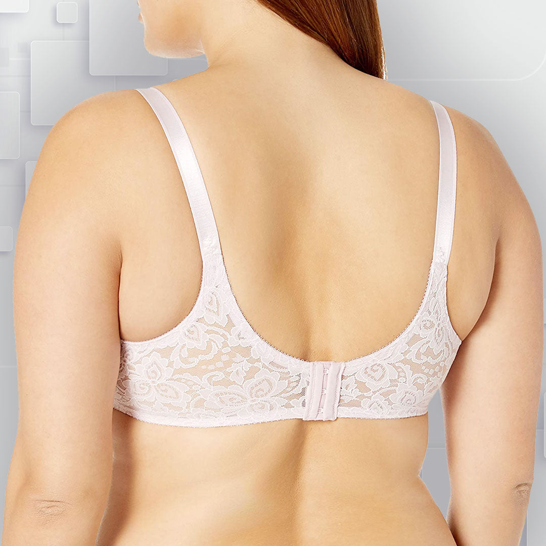Net Floral Bra