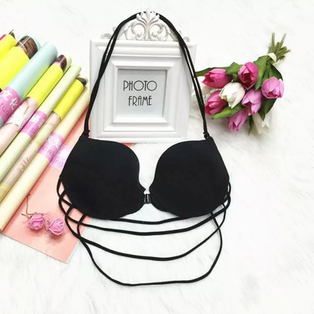 Front Open Sexy Push Up Bra Underwire Halter