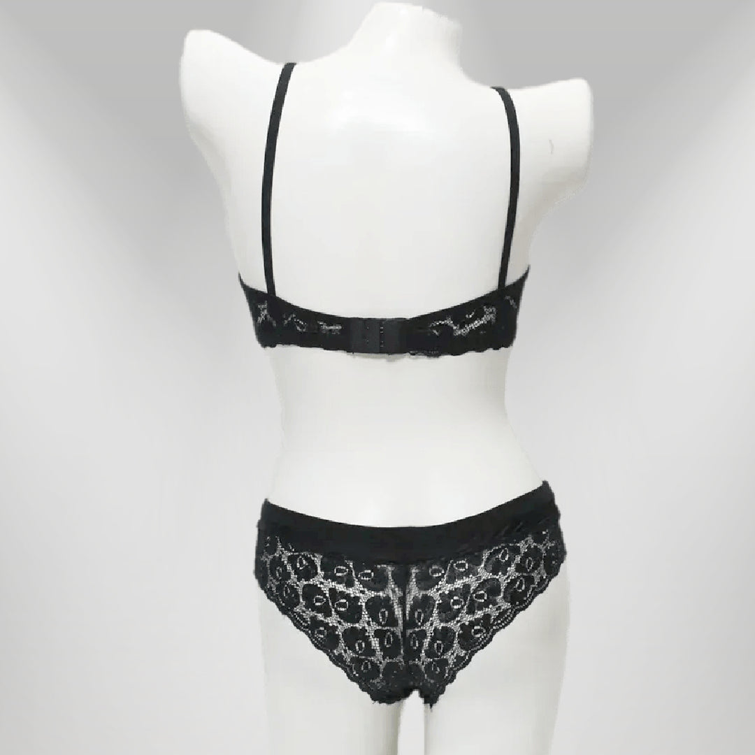 Net Lace Bridal Bra Set