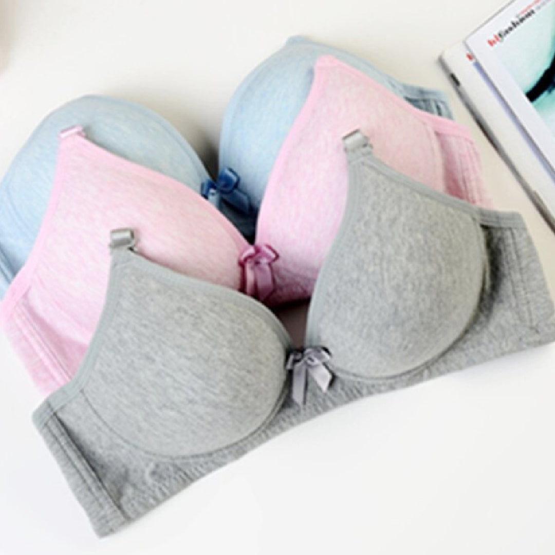Front Open Padded Non Wired Sports Bra