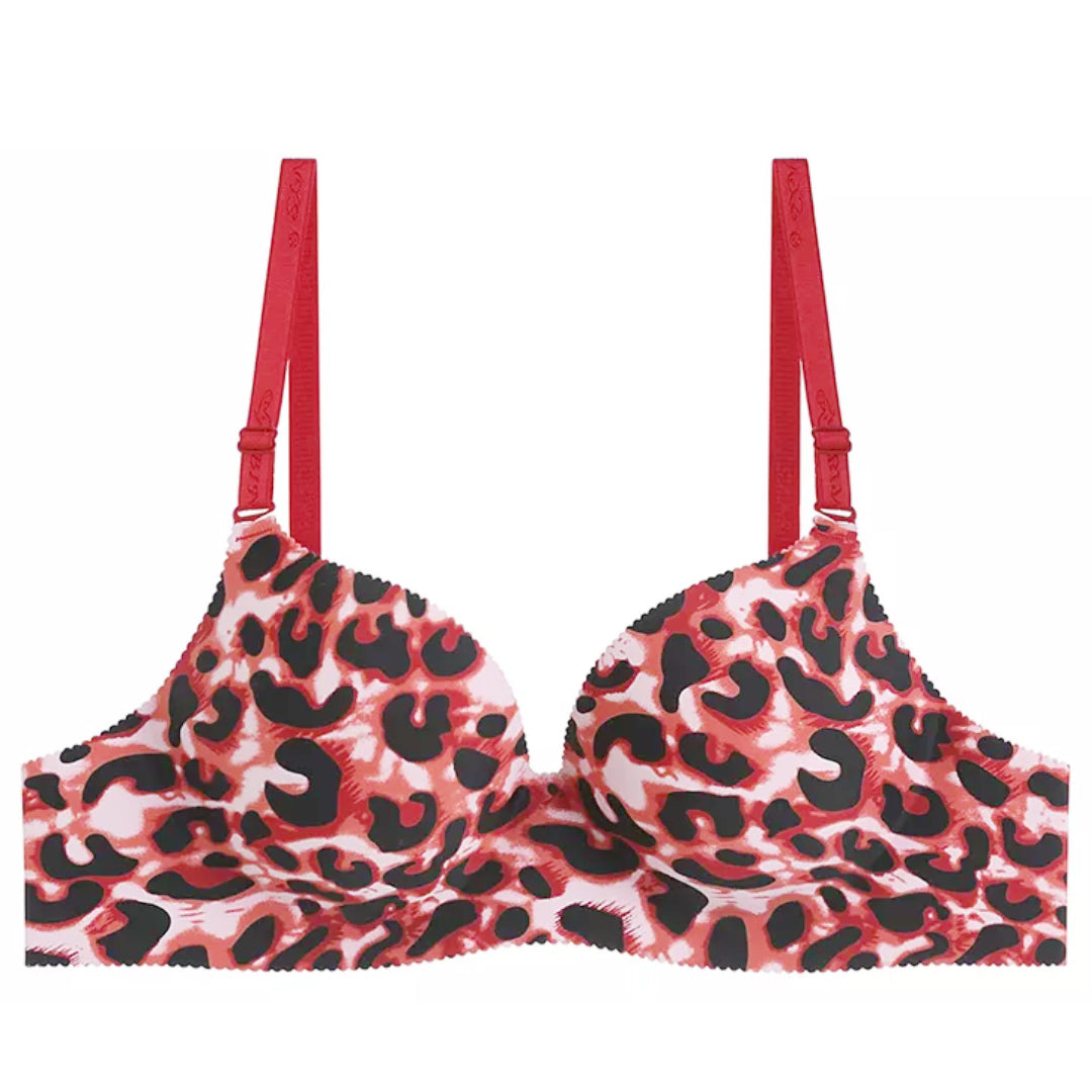 Leopard Non Padded Bra