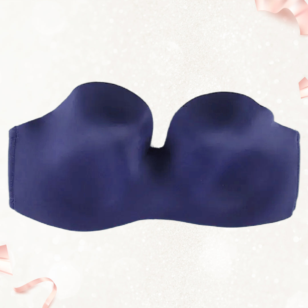 Plus Size Women's Padded Bra Removeable Stripe