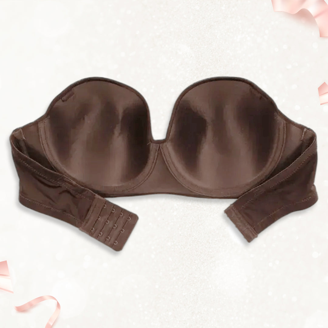 Plus Size Women's Padded Bra Removeable Stripe