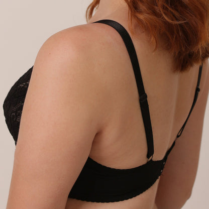 Skin Breathable  Wirefree Non-Padded Lace Touch
